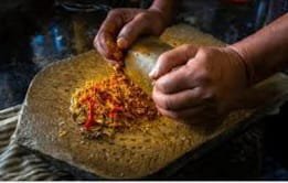 Krusived Farms Masala Grinding